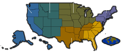 United States by Regions