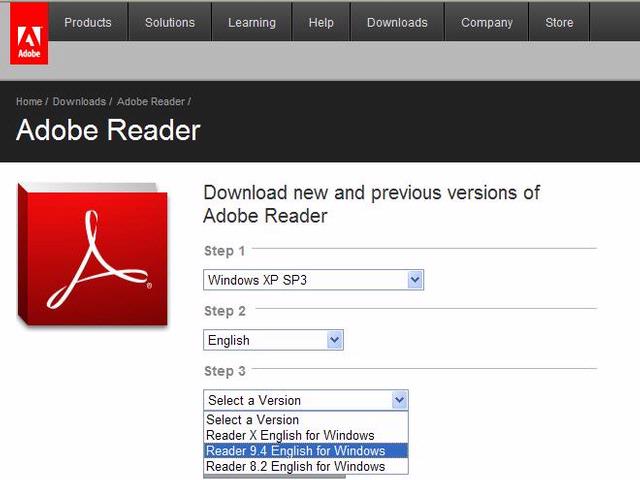 free download acrobat reader for windows xp sp3